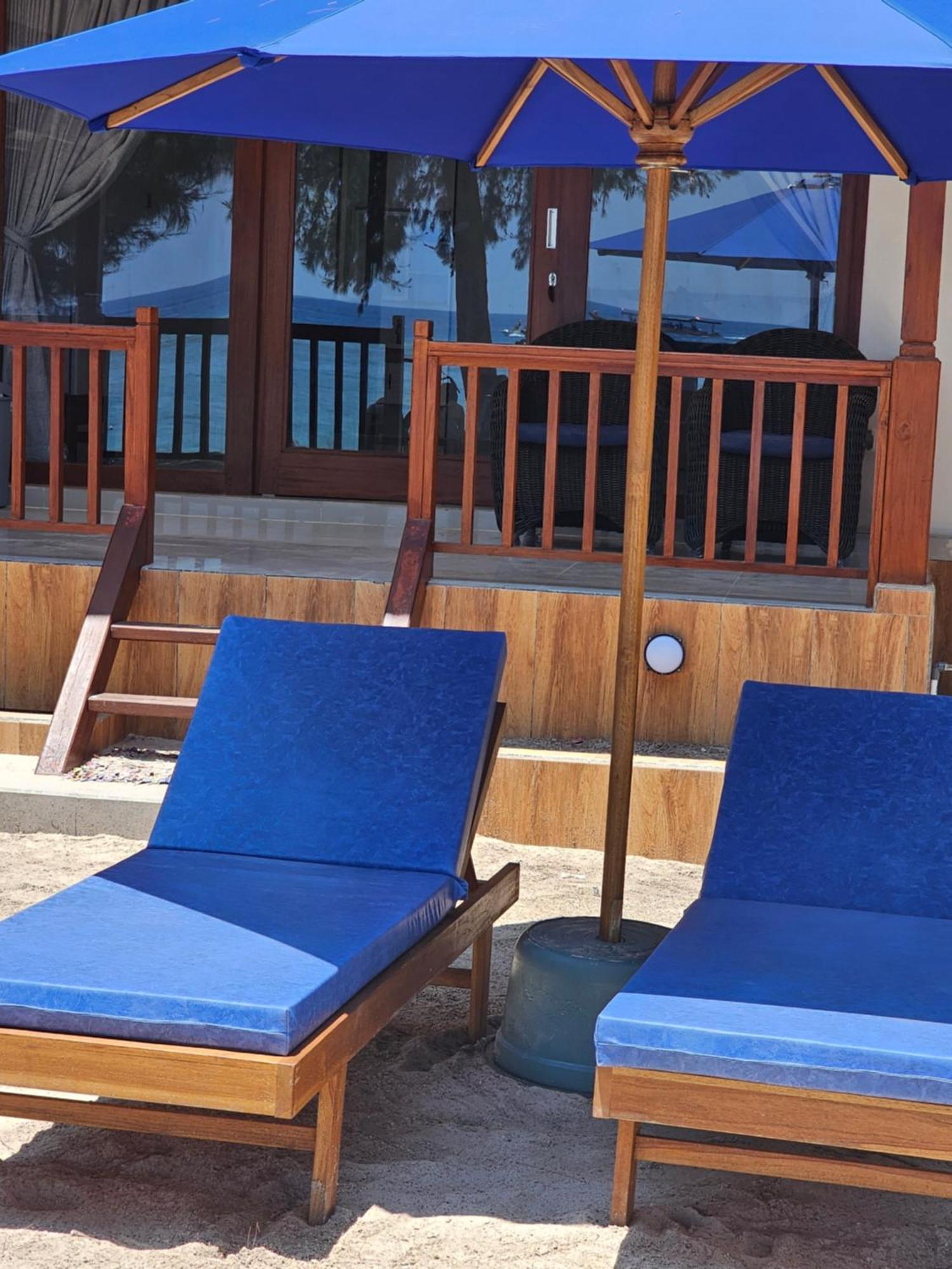 Bluecoral Bungalows Gili Meno Exterior foto